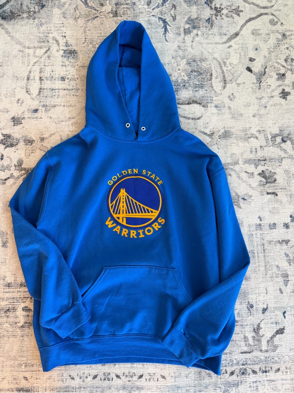 NBA Royal Blue Golden State Warriors Pullover Hoodie